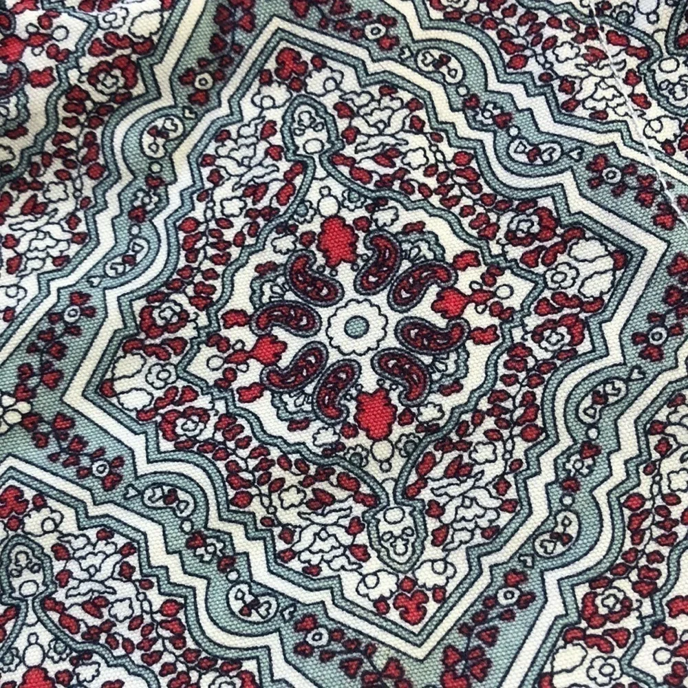 J. Crew City Fit cotton shorts paisley mandala 6
